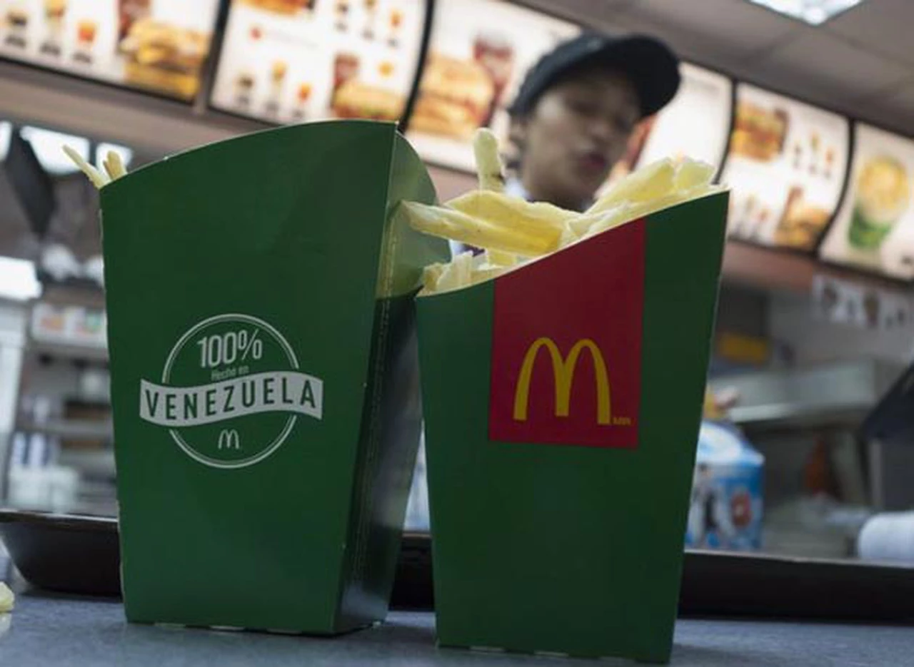 Furor por escasez de papas fritas en los McDonald's de Venezuela