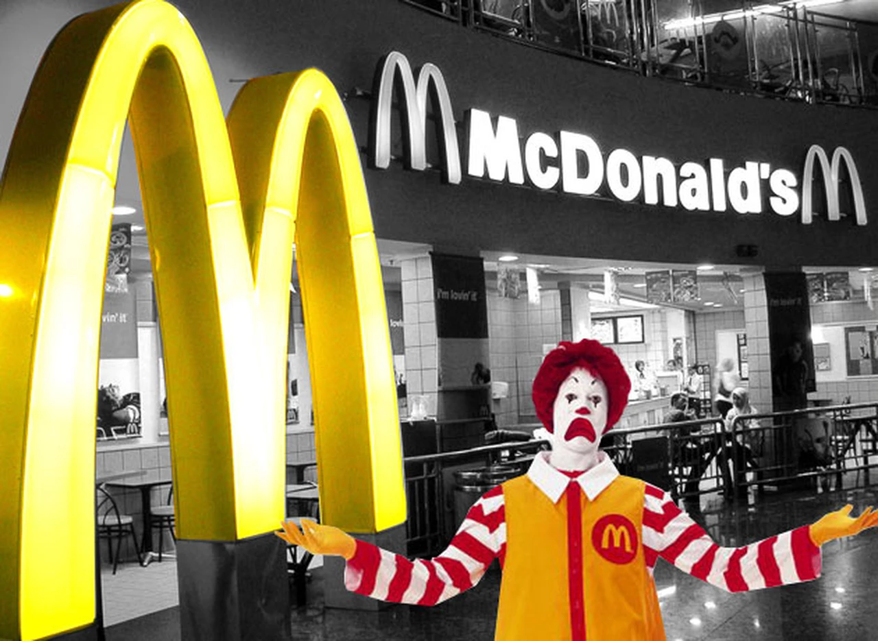 Ronald McDonald pierde la sonrisa: la cadena de comida rápida "ya no encanta"