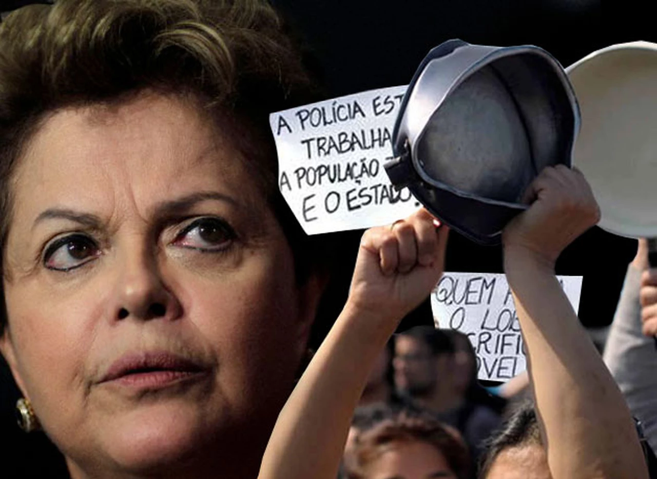 Crisis polí­tica en Brasil: tras el cacerolazo masivo contra Dilma, el Gobierno dice que hay un plan golpista