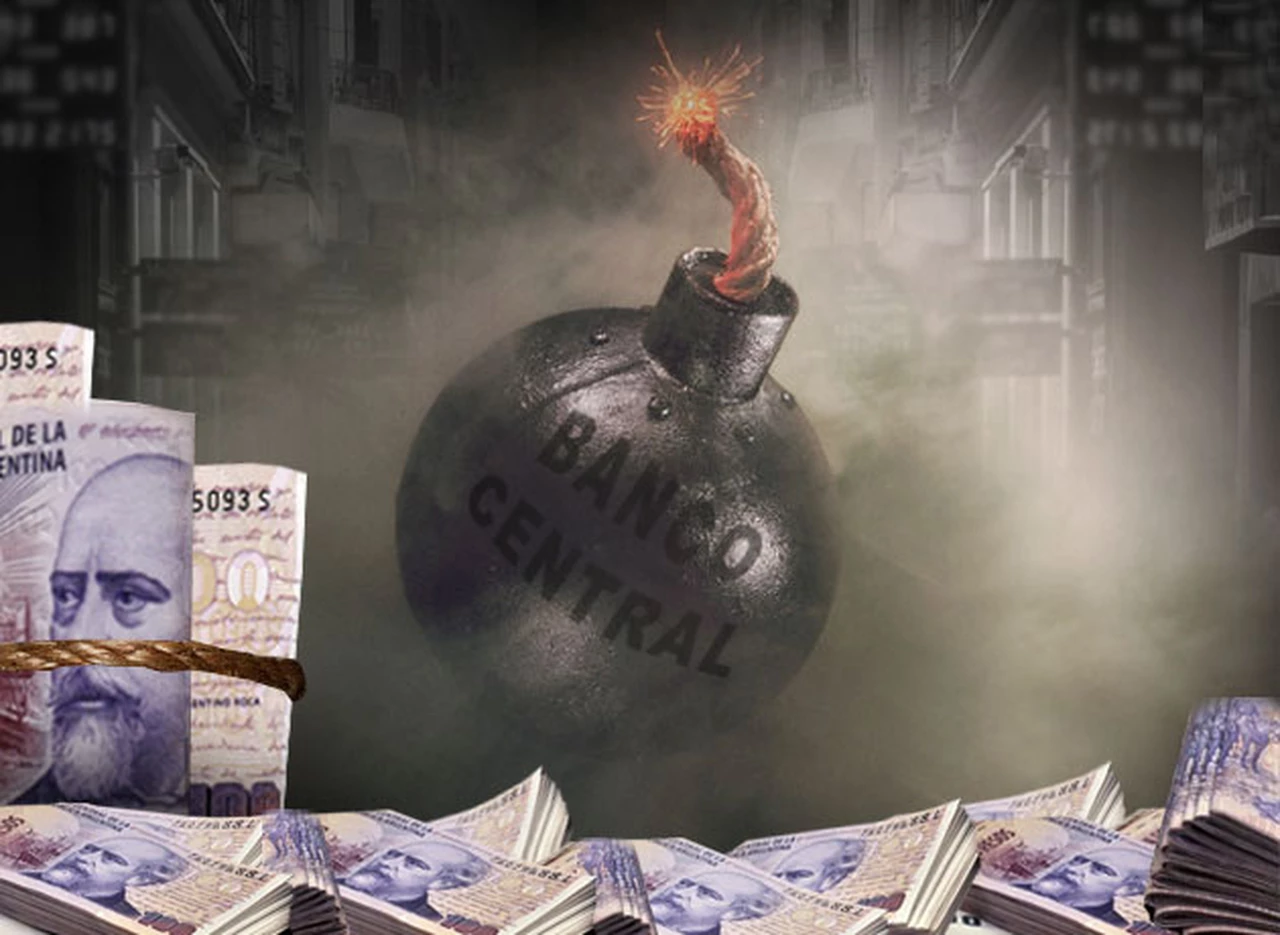 Amenaza de bomba en el Banco Central: su deuda crece y se oye el "tic-tac" bajo pilas de Lebac 