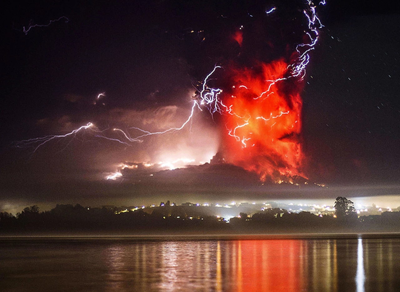 Fotos que impactan: así­ fue la erupción del Cabulco que puso en alerta a la Patagonia