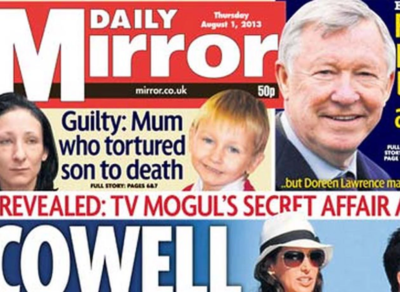 Multa millonaria al diario inglés Mirror por espiar famosos