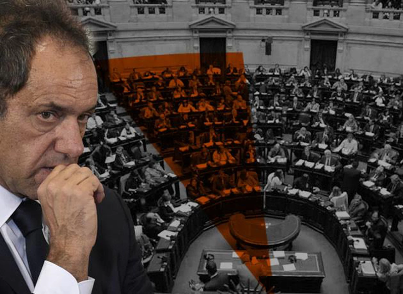 La "calculadora legislativa" de Scioli: no le alcanzarí­a para mayorí­a propia, pero hay un amplio menú de alianzas 