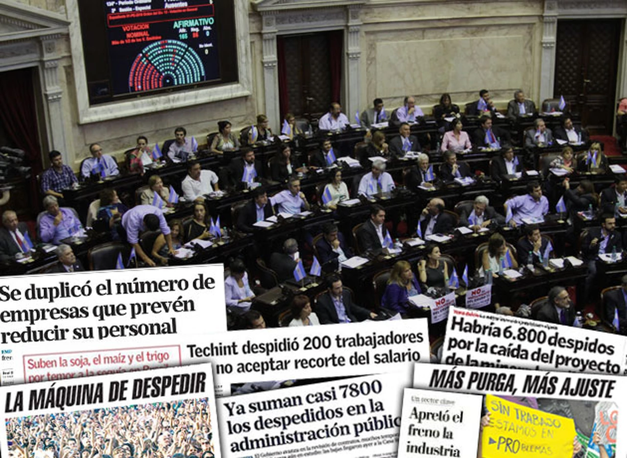 Diputados opositores piden sesión especial para el proyecto antidespidos