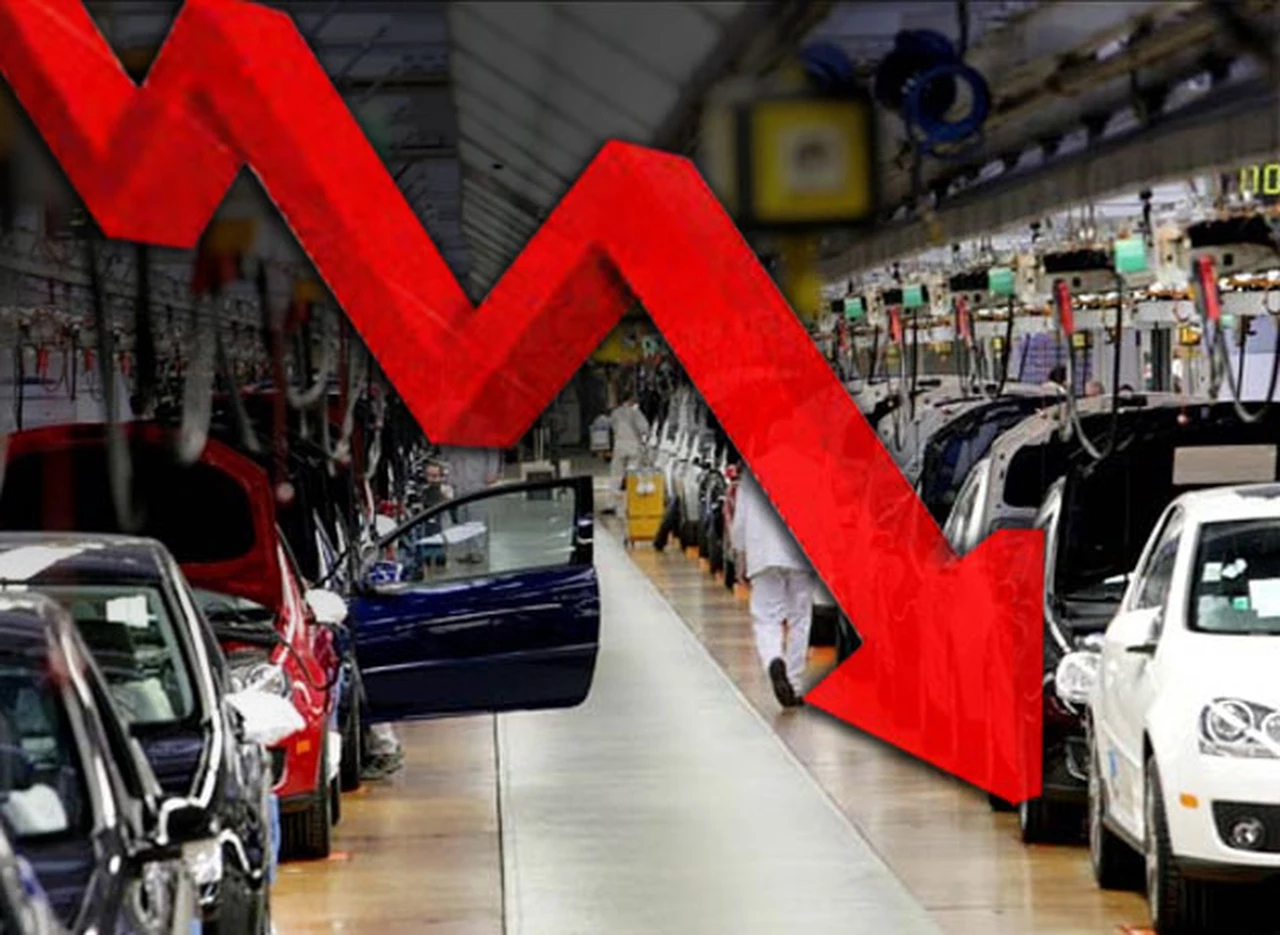 Desplome en la industria: arrastrada por la crisis del sector automotor, bajó 8,2 por ciento en junio