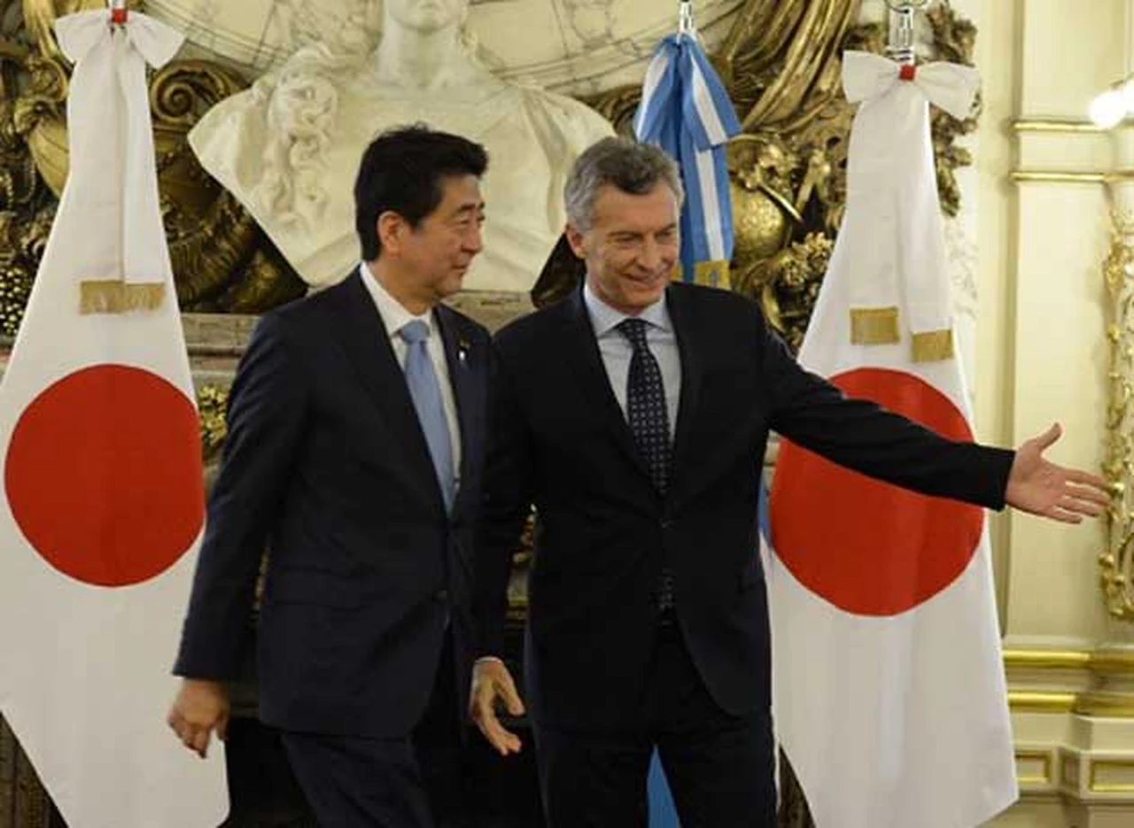Macri recibió al primer ministro de Japón y habló de "alianza estratégica"
