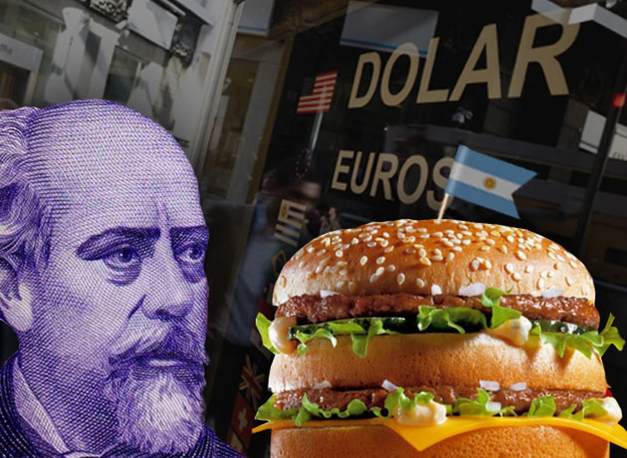 Según el "índice Big Mac", el dólar quedó muy alto en Argentina  tras la devaluación