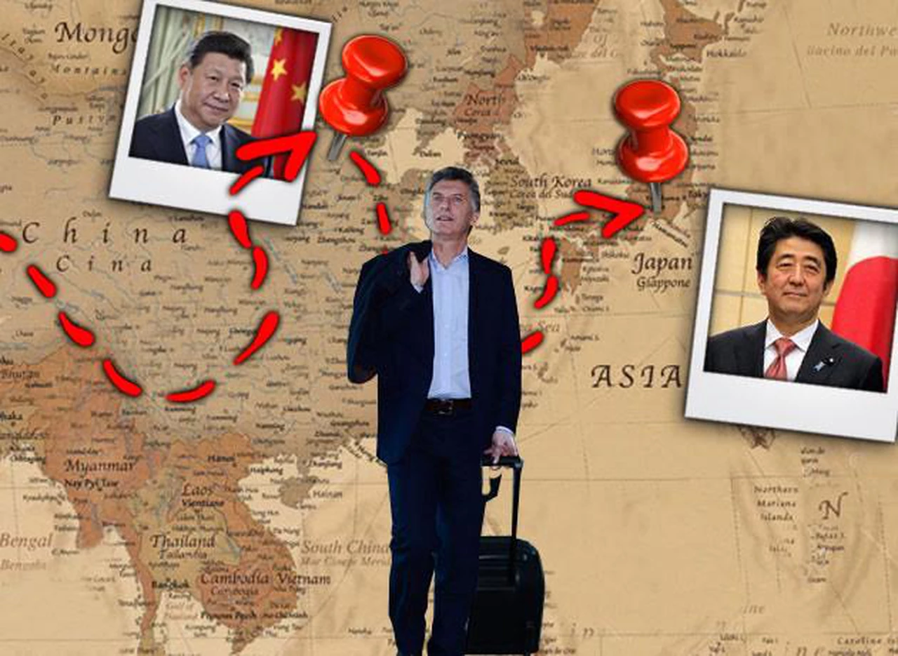 Rumbo a China y Japón: la agenda completa de la gira de Macri y los objetivos que busca la delegación oficial