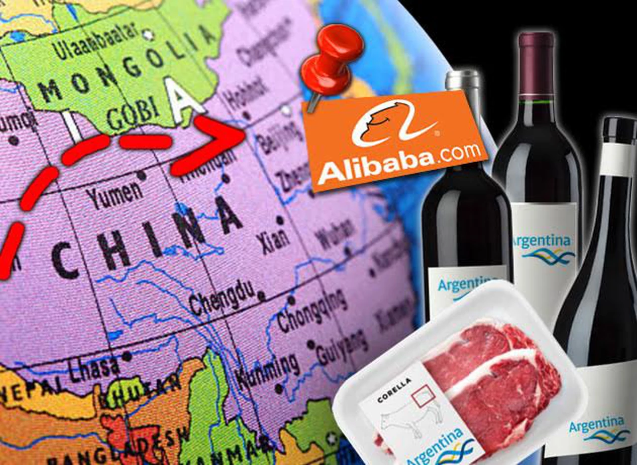 Efecto Alibaba: empresas argentinas viajan al gigante asiático para potenciar ventas de vinos y carnes 