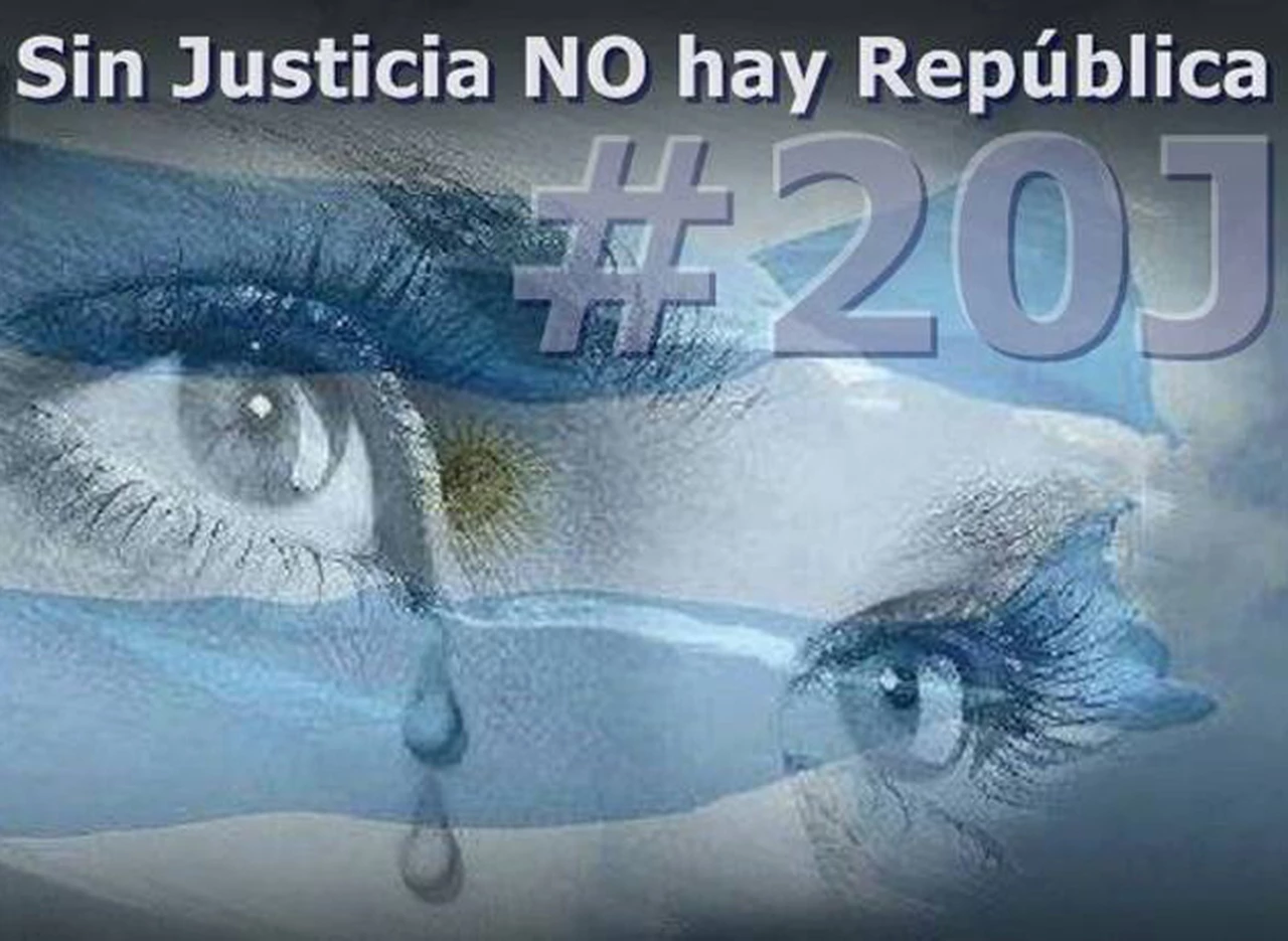 #20J: convocan a marcha contra "jueces y fiscales cómplices" de la corrupción
