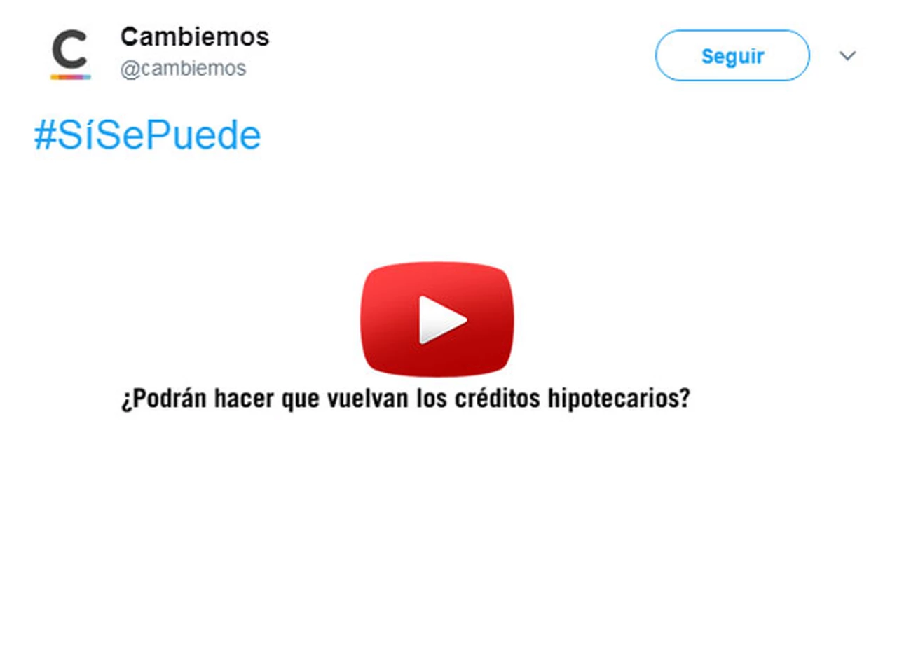 Cambiemos publicó en Twitter su primer spot mientras CFK lanzaba su campaña