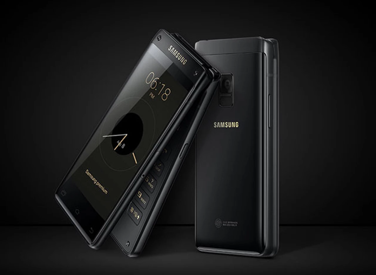 Samsung reedita celulares "con tapita": anunció el Leader 8, con funciones de alta gama