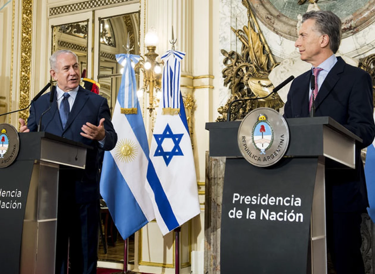 Mauricio Macri y Netanyahu acordaron "profundizar ví­nculos económicos"