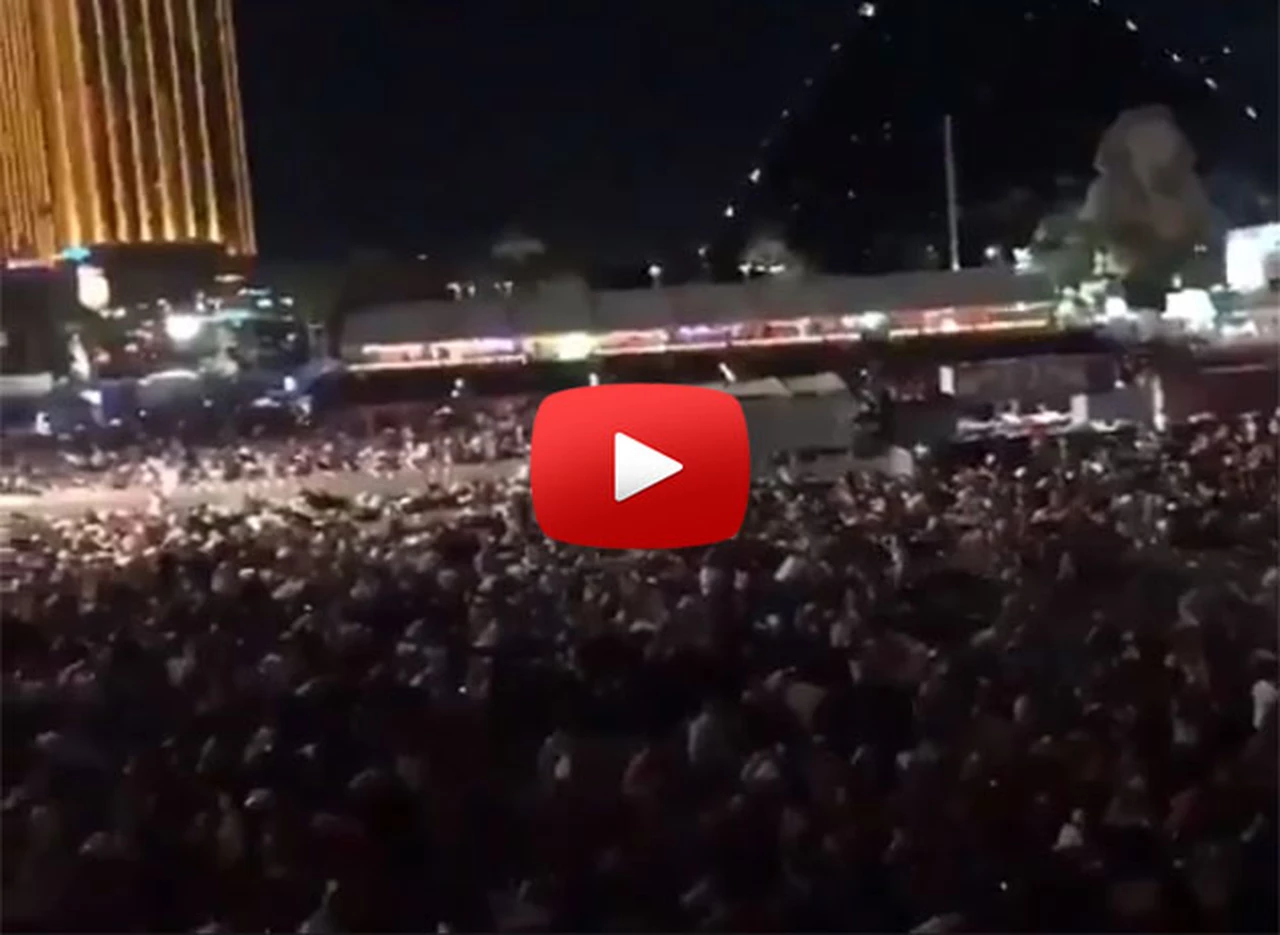 Videos: la secuencia que muestra el horror de la matanza en el festival de Las Vegas