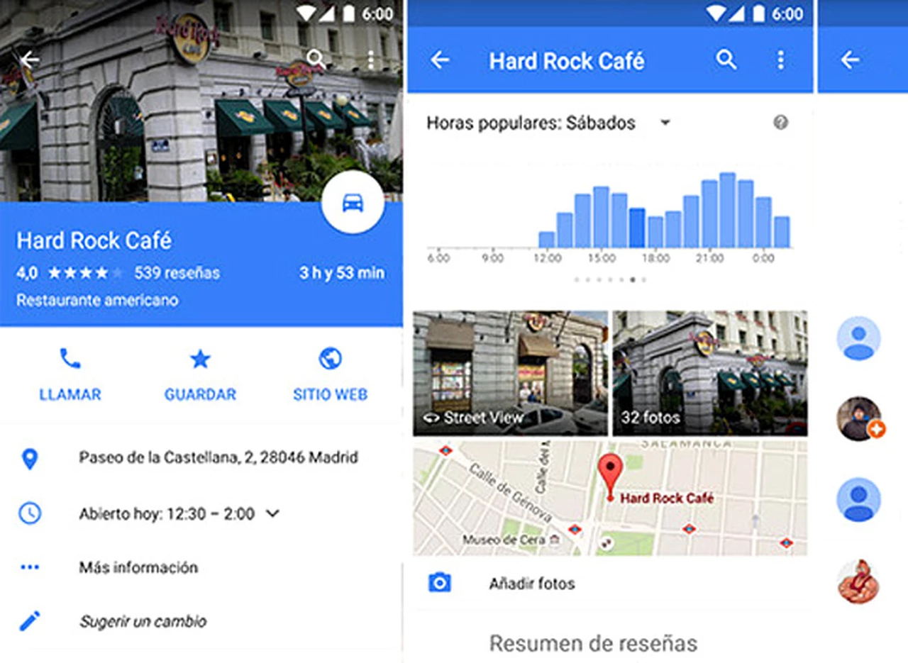 Google Maps mostrará los tiempos de espera en restaurantes