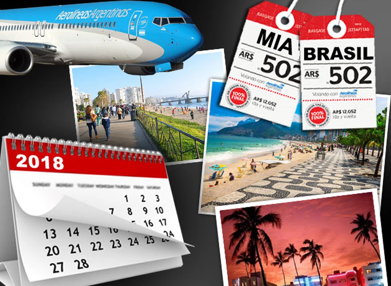 Rí­o, Miami, Aruba: argentinos apostaron "dólar barato" de noviembre y el turismo será récord