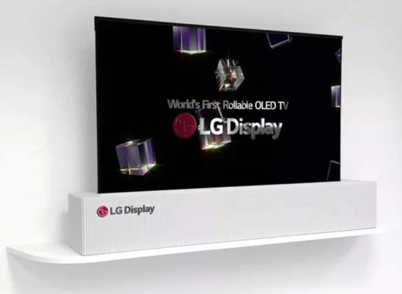 Video: el televisor de LG "ultraflexible" que se enrolla como un póster