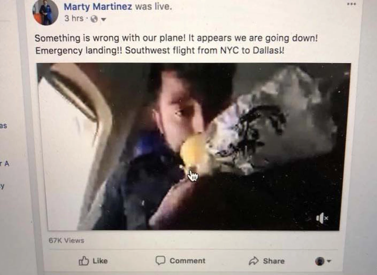 "¡Parece que nos vamos a estrellar!": el terror a bordo del avión de Southwest