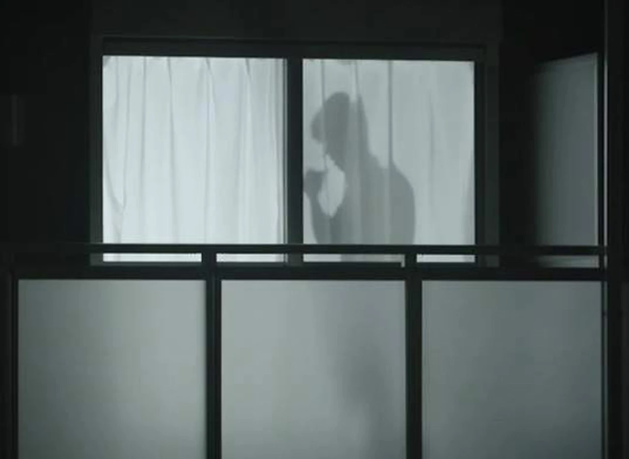 Una cortina inteligente con silueta masculina, el invento japonés para proteger a mujeres que viven solas
