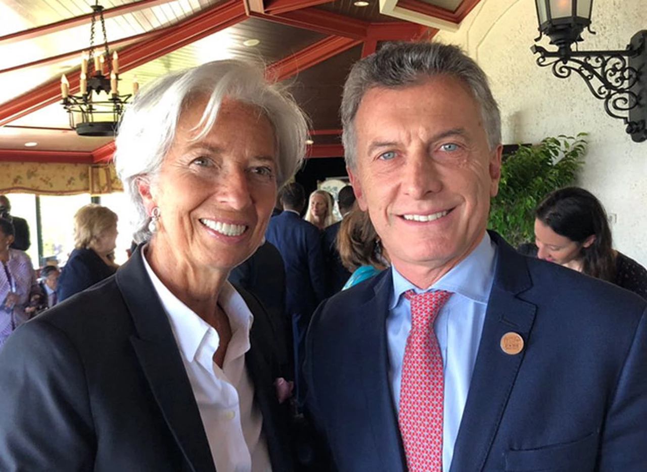 La directora del FMI se reunió con Macri en el G7 y apoyó el plan del Gobierno: "Fortalecerá la economí­a del paí­s"