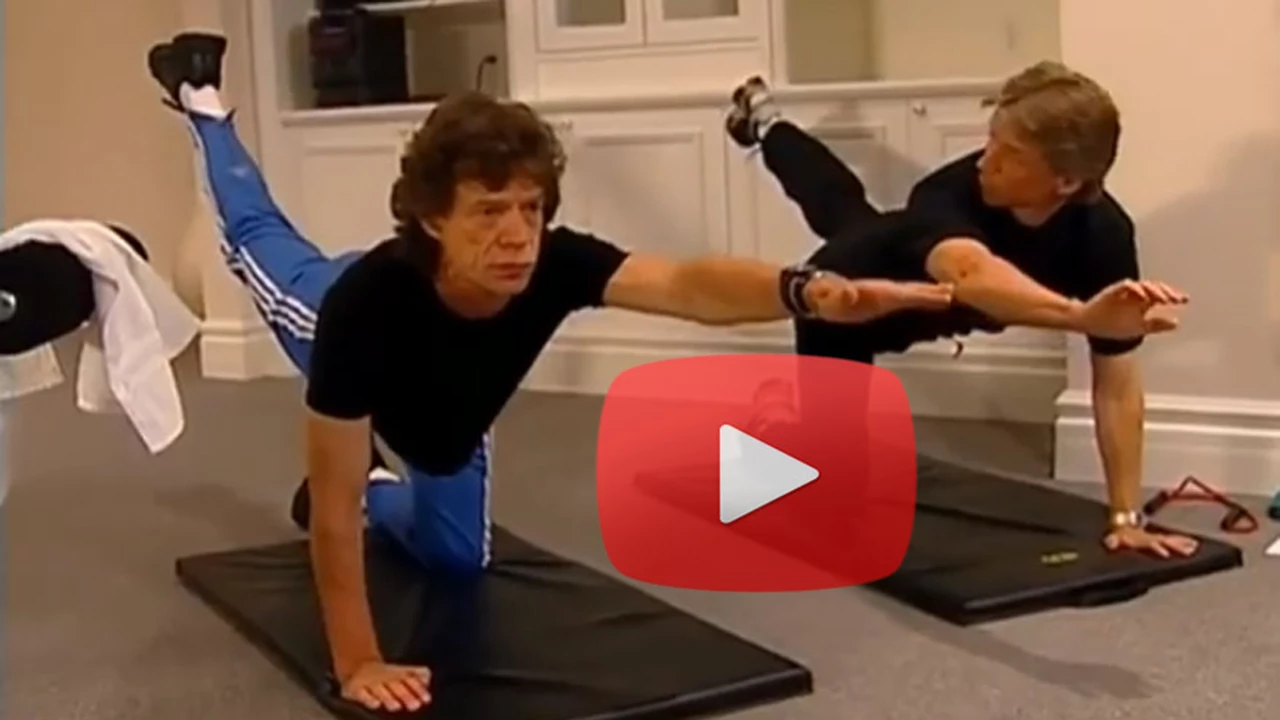 Video: cómo hace Mick Jagger para mantenerse muy en forma a los 75 años