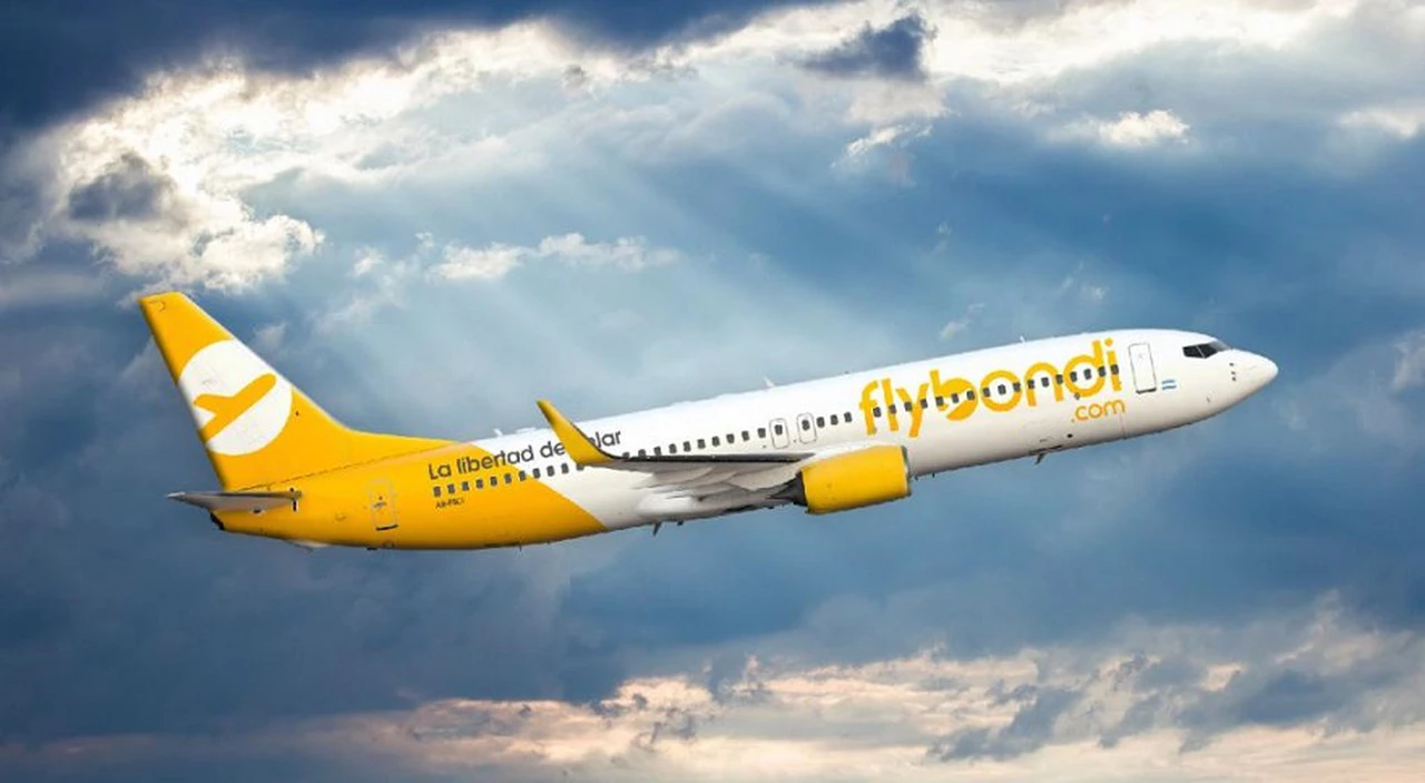 Otra vez Flybondi: alarma en un aterrizaje en Neuquén