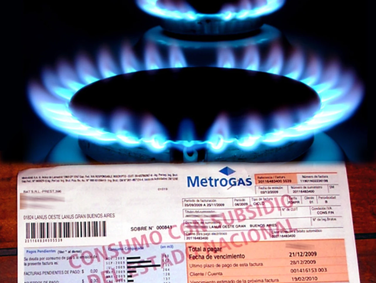 Suba del gas: el Gobierno habilita a empresas para que trasladen a clientes deuda de $10.000 millones
