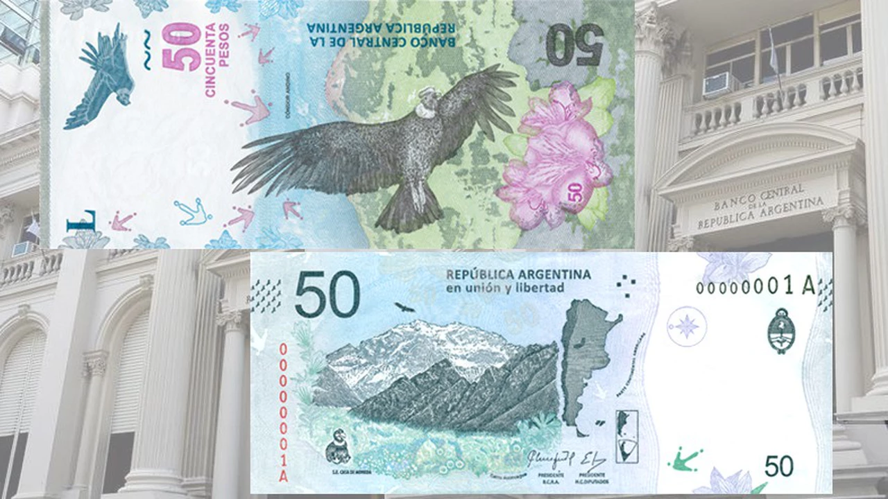 El Banco Central lanzó el nuevo billete de $50 con la imagen del cóndor andino y siguen las "quejas" de los próceres