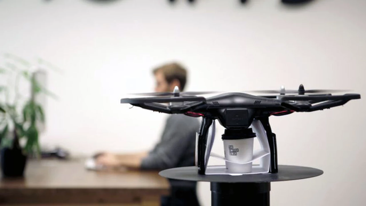IBM patenta reparto de café con drones