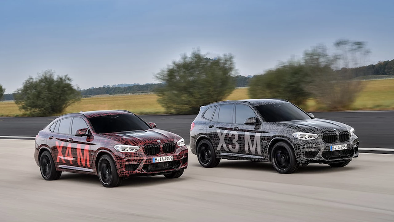 BMW revela las primeras imágenes de los nuevos integrantes de la familia M: el X3 M y X4 M