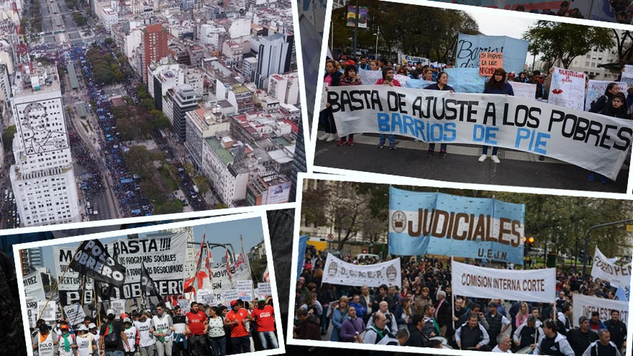 Frente social, al rojo: protestas coparon centro porteño y Vidal anunció refuerzo de asistencia
