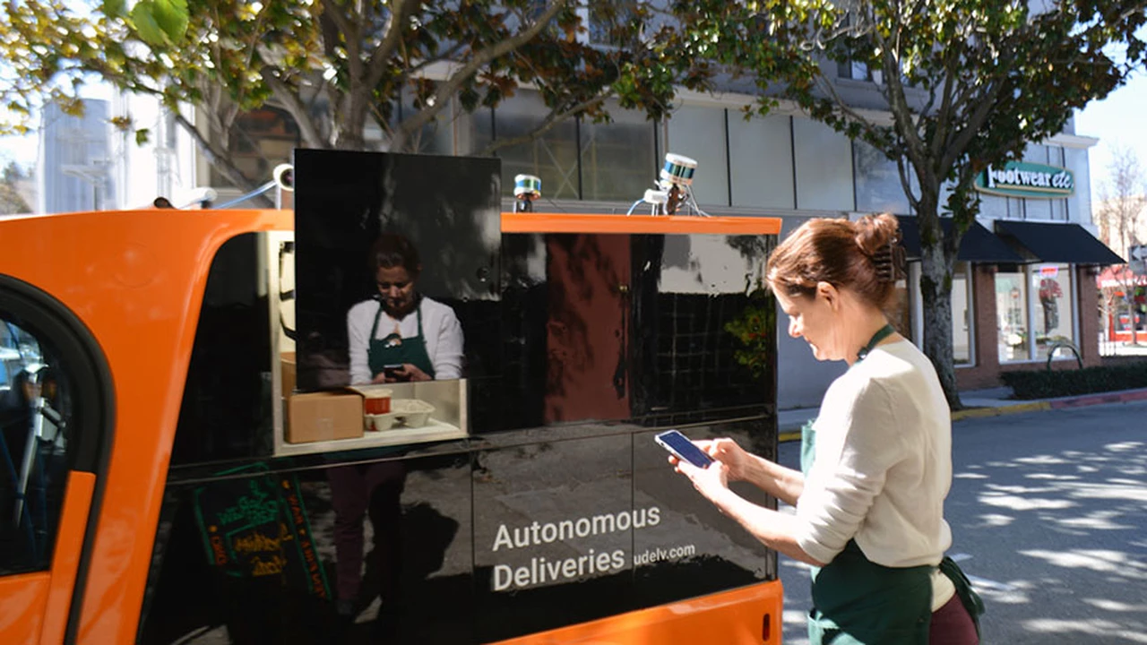 Una ciudad de Estados Unidos implementará un servicio de delivery con vehículos autónomos