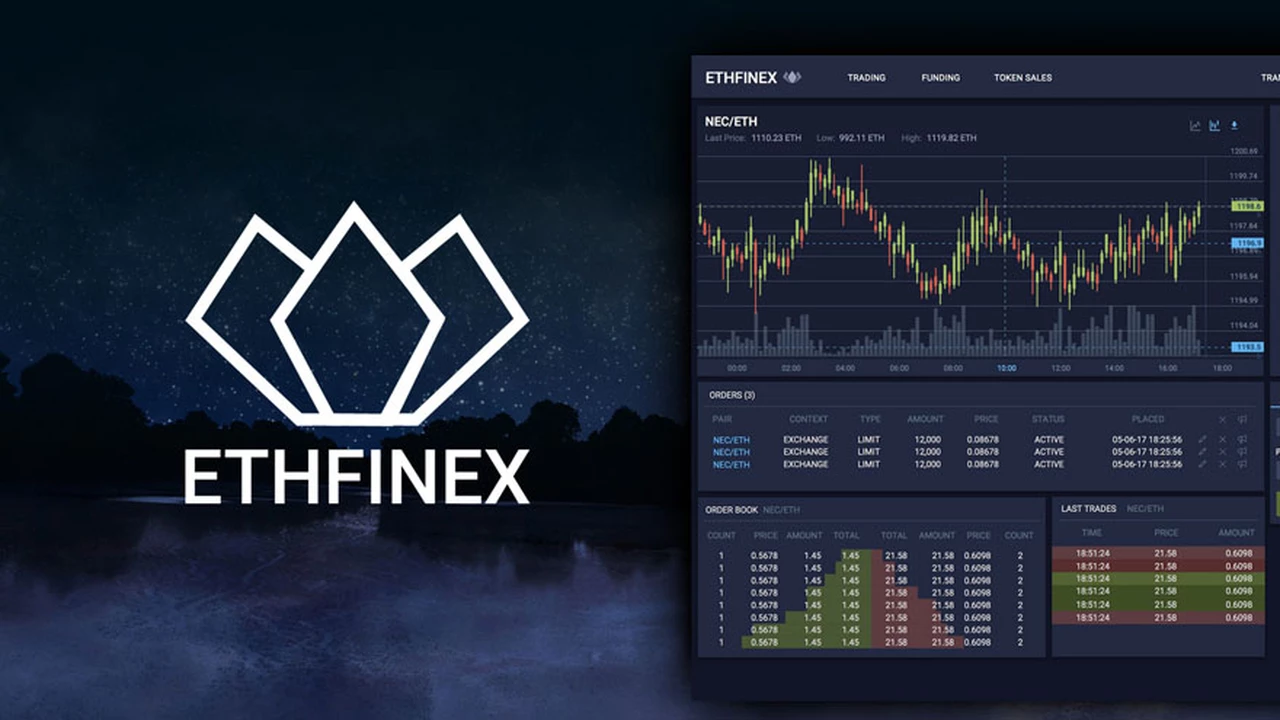 Se lanza Ethfinex, un exchange montado en la red de Ethereum