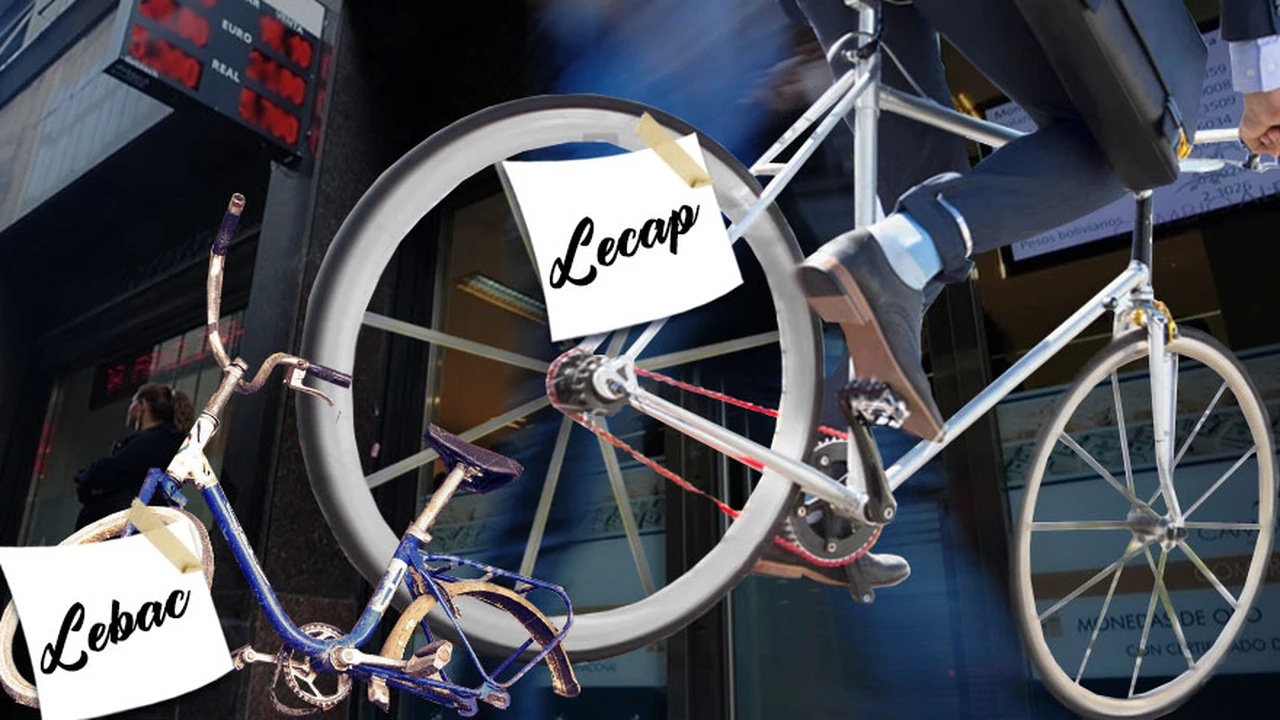 La "neo bicicleta" de la City: con dólar más estable y altas tasas en pesos, el "pedaleo" es con Lecap