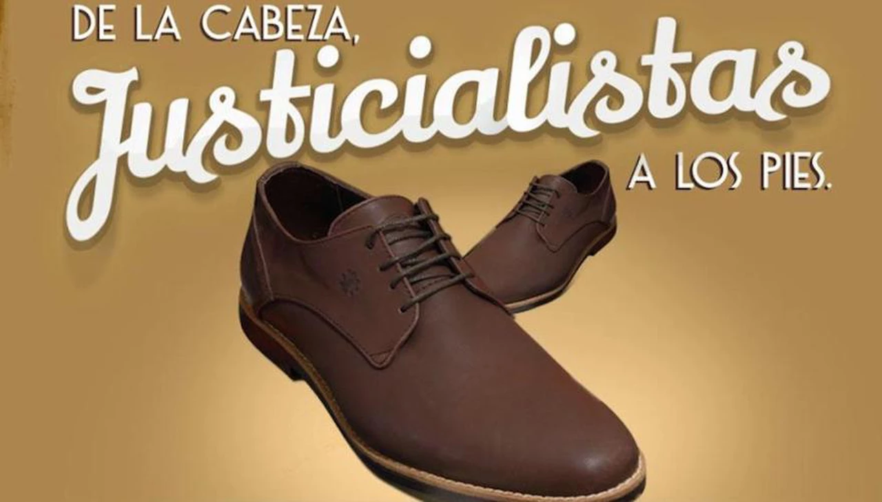 Justicialistas "de la cabeza a los pies", la nueva marca de zapatos con ideología política