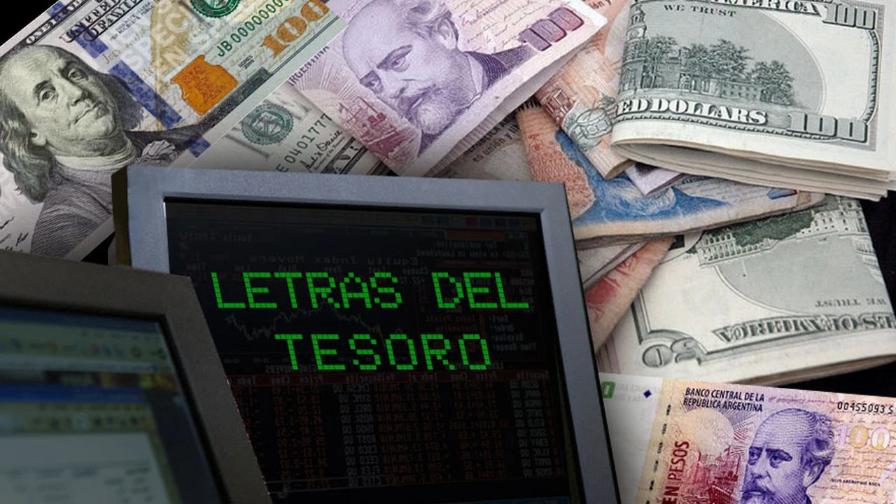 El Gobierno colocó Letras del Tesoro en pesos por cerca de $27.000 M a una tasa de 59%