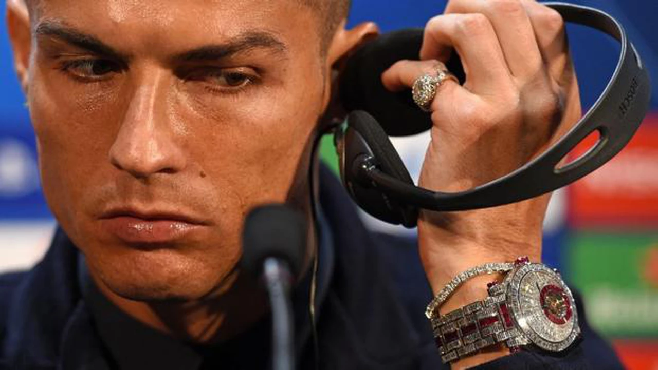 Cristiano Ronaldo reaparece con un reloj de diamantes de dos millones de euros