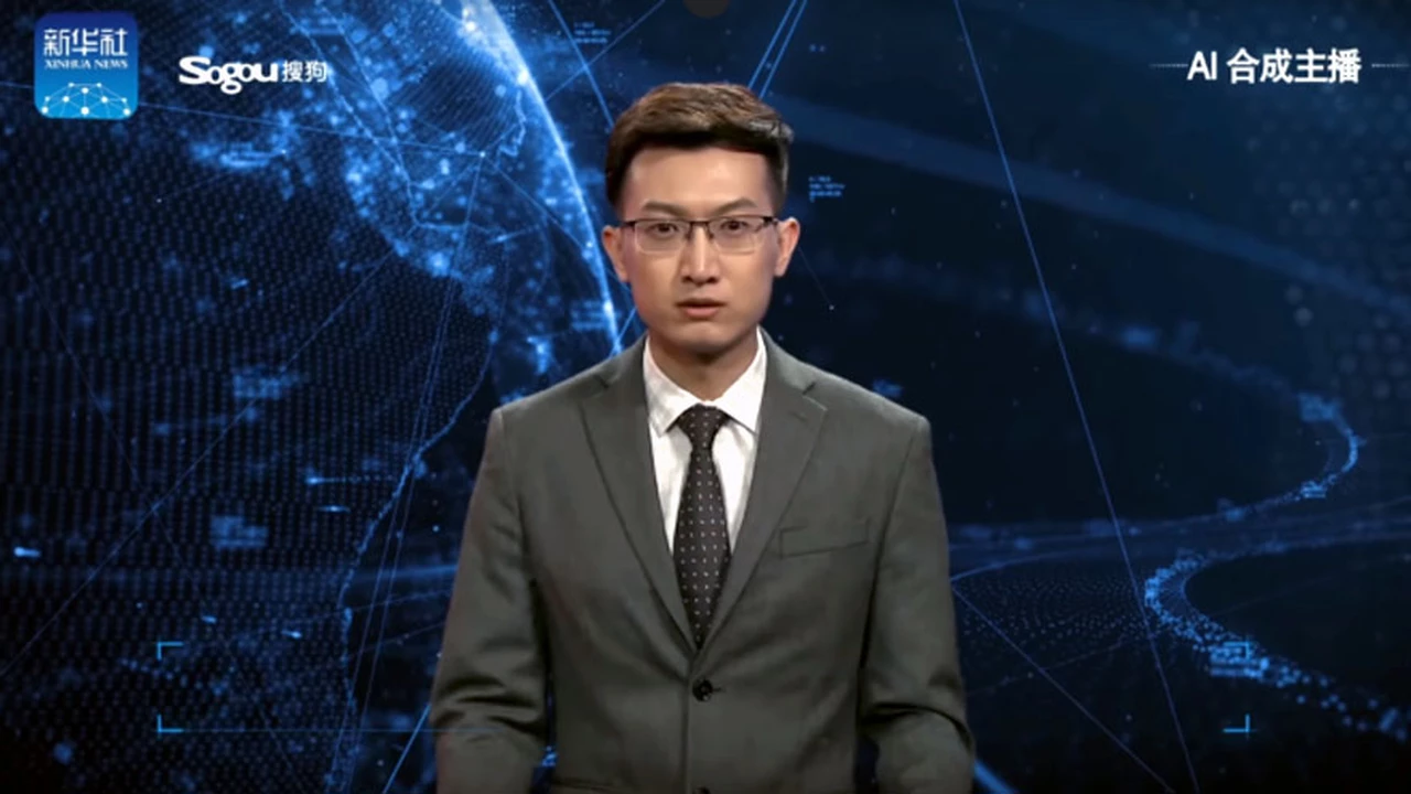 Video: China crea el primer presentador de noticias virtual