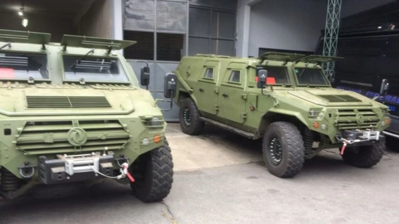 Así son los vehículos blindados que China donó para la seguridad del G20