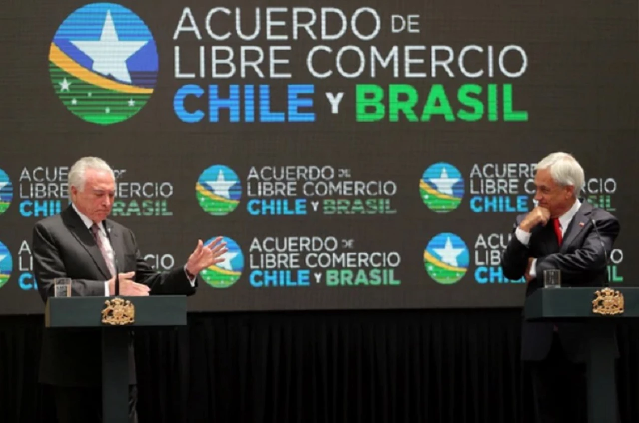 Chile y Brasil firmaron un Tratado de Libre Comercio que fue negociado en tiempo récord