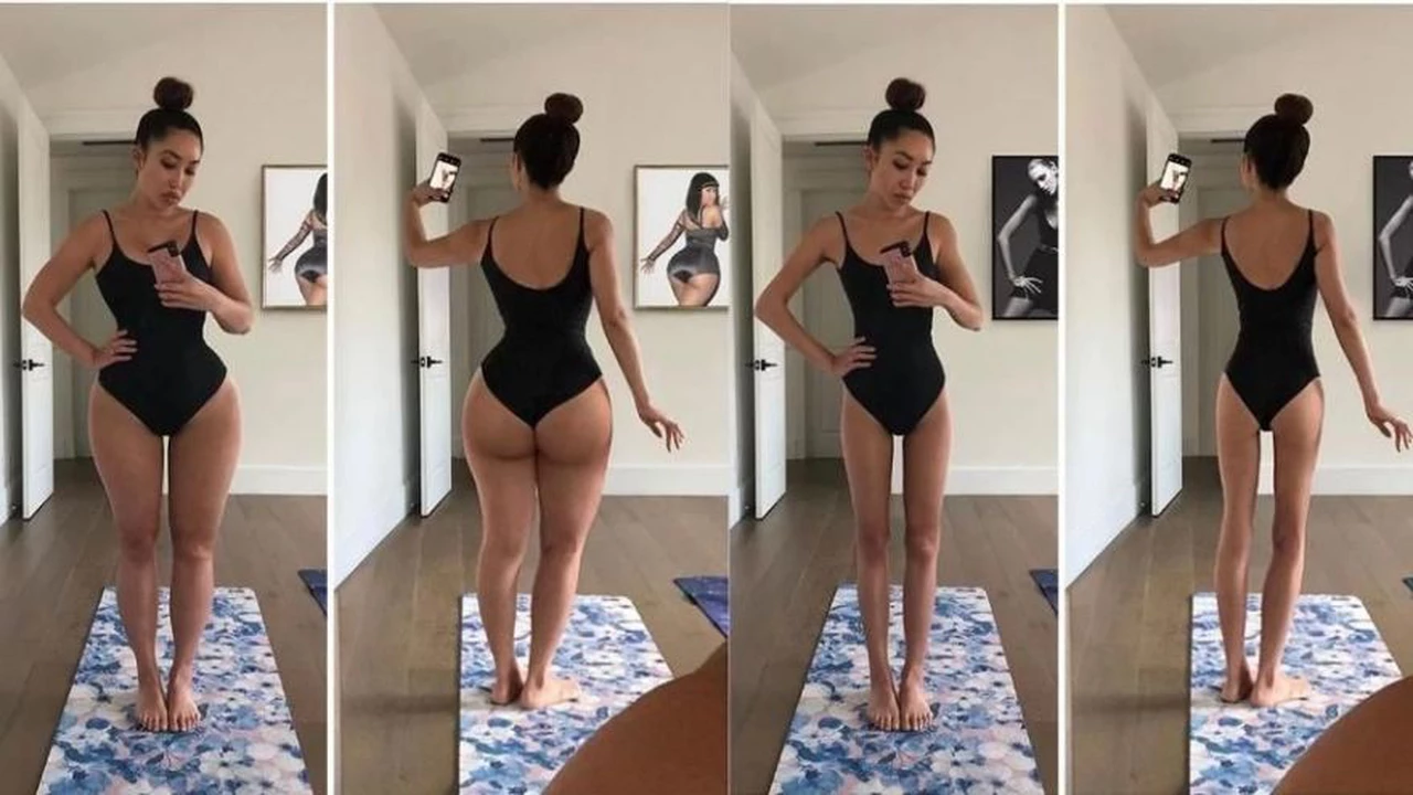 Una joven mostró con Photoshop cómo sería el "cuerpo ideal" en diferentes épocas