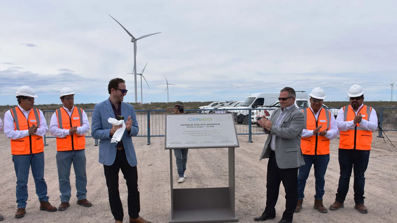 Genneia tiene operando dos nuevos parques eólicos en Chubut