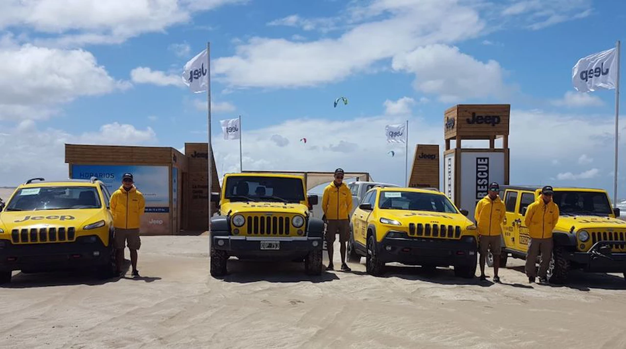 Jeep y Ram ya están en Cariló listas para el rescate en la arena