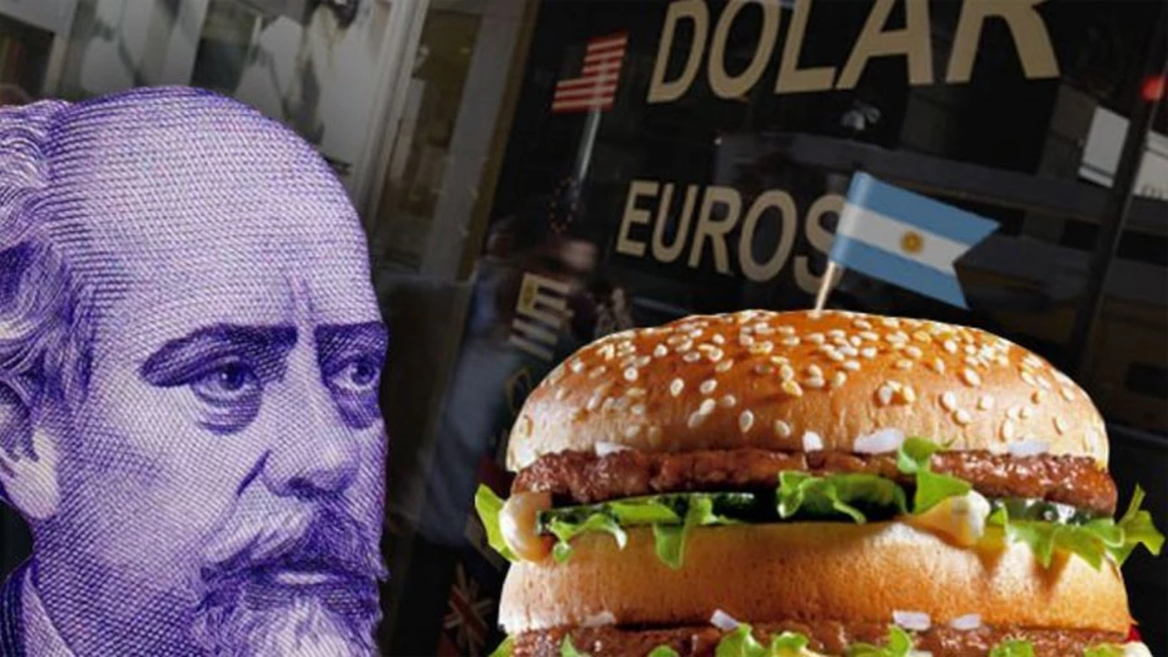Según el "índice Big Mac", el dólar está muy sobrevaluado en la Argentina