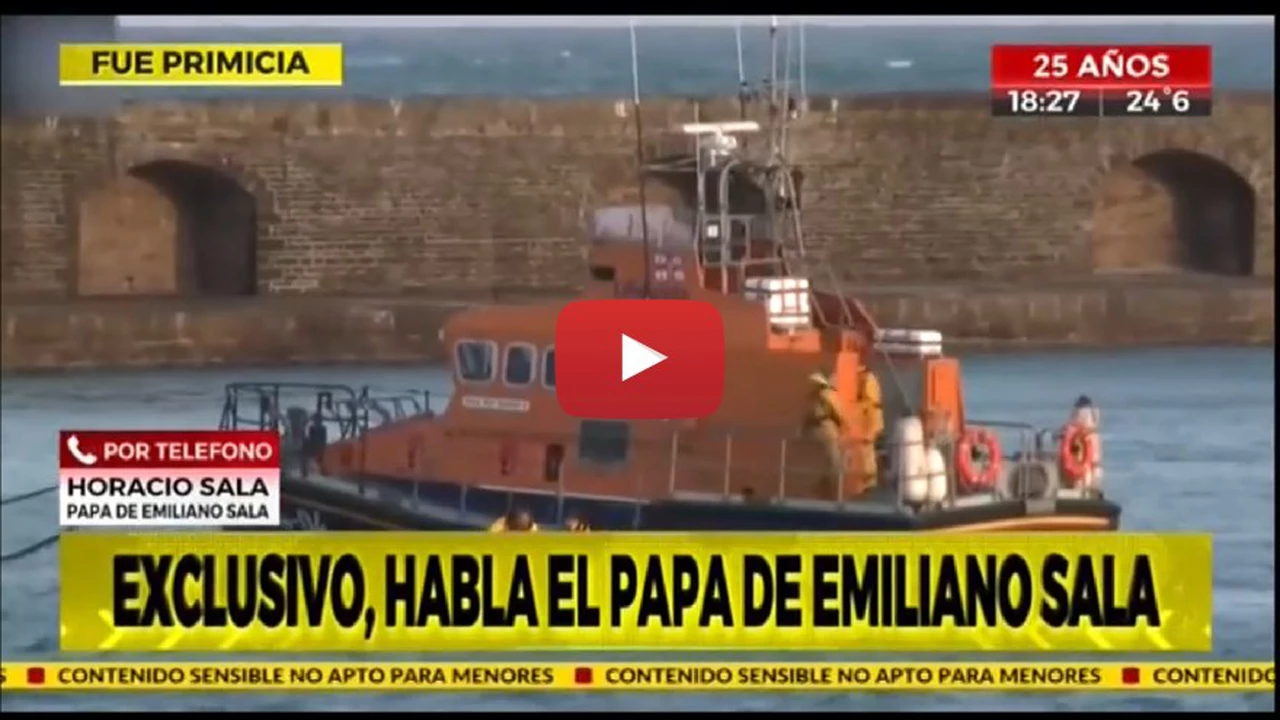 "No lo puedo creer": la reacción del padre de Emiliano Sala tras el hallazgo de los restos del avión