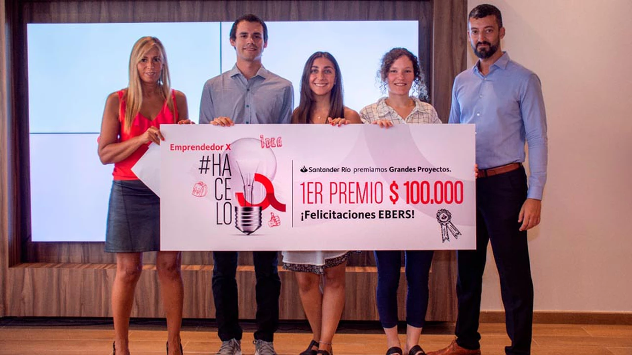 Santander Río Universidades eligió a los ganadores del Premio Emprendedor X
