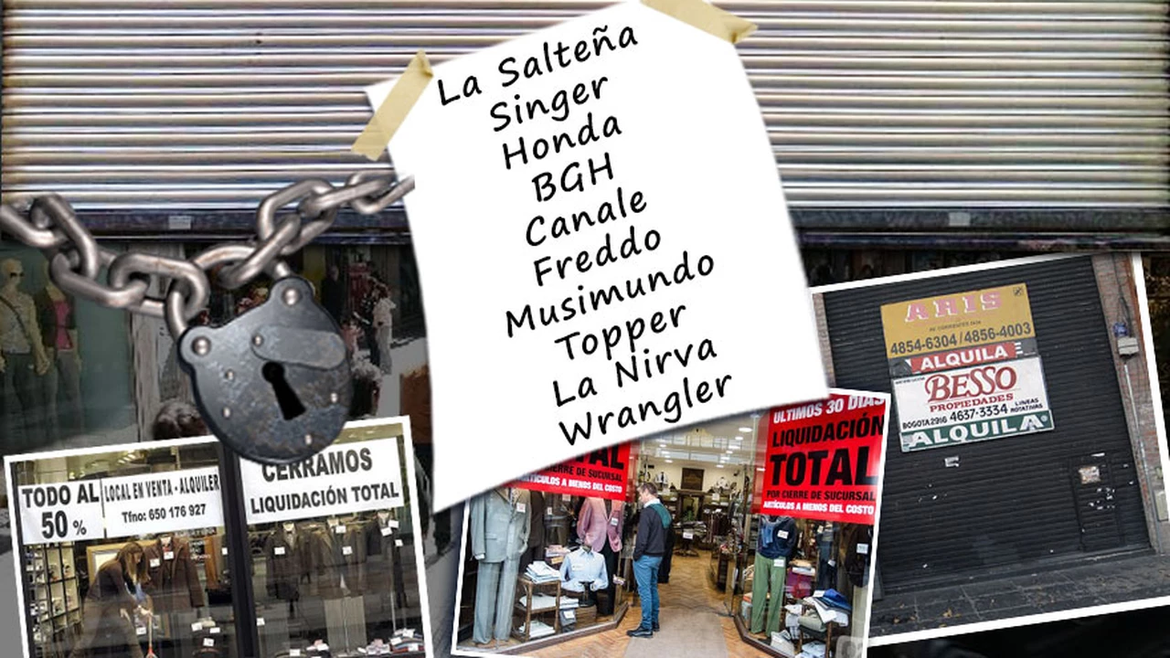 De Wrangler a La Salteña, más marcas emblemáticas entran en crisis por la recesión