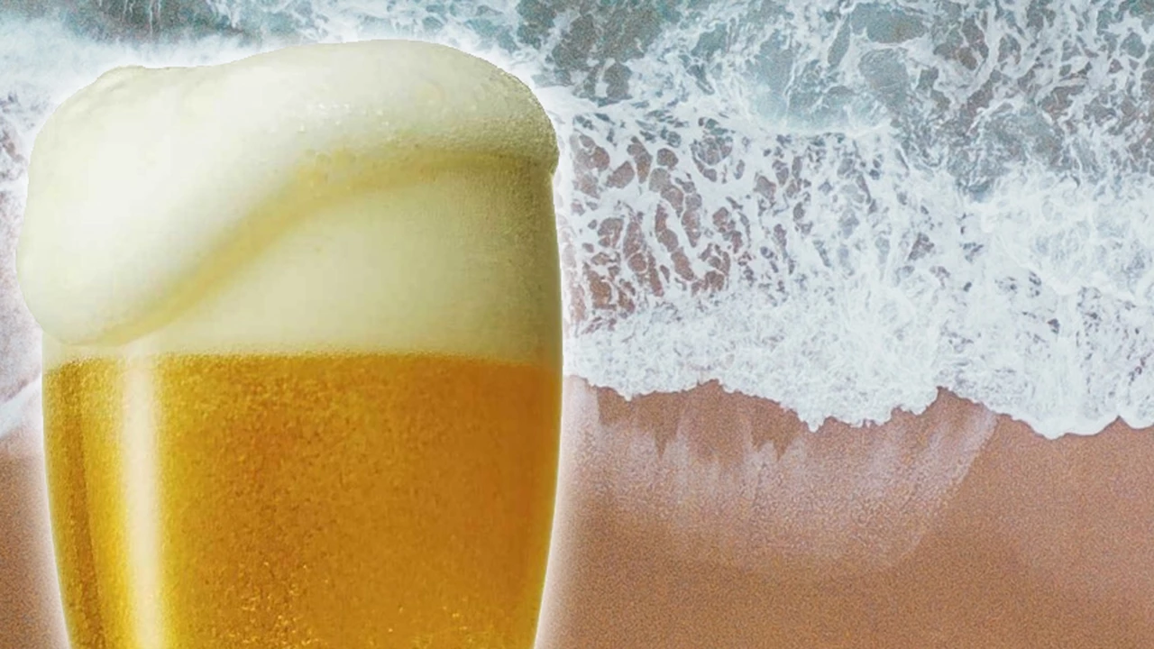 Presentan la primera cerveza argentina hecha con agua de mar