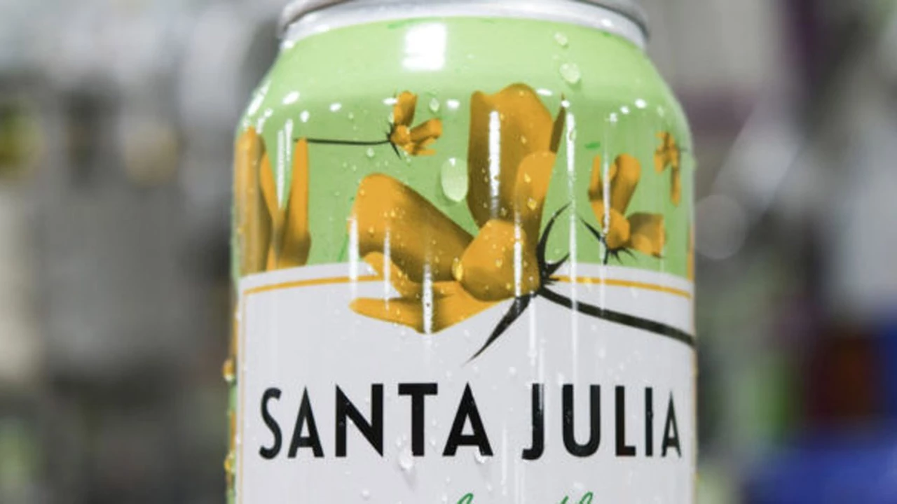 Santa Julia se atreve a un nuevo formato: lanzó su vino en lata