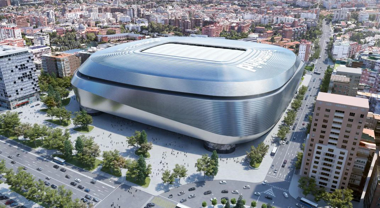 ¡Una cosa de locos! El Real Madrid mostró cómo será el nuevo estadio Santiago Bernabéu